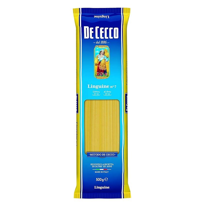 DE CECCO n.7 linguine gr500 pasta italiana - Made in Italy DE CECCO n.7 linguine gr500 pasta italiana - Made in Italy