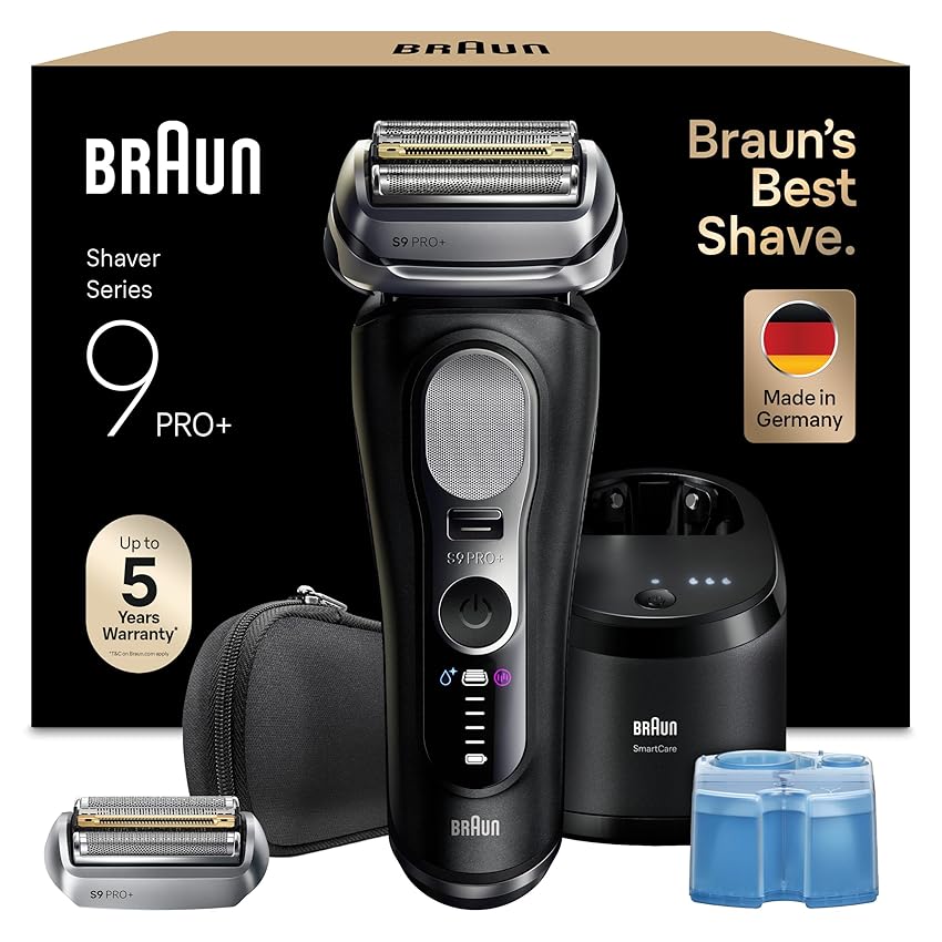 Braun Serie 9 Pro + Rasoio Elettrico Barba Braun Serie 9 Pro + Rasoio Elettrico Barba
