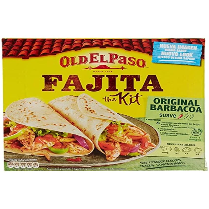 Old El Paso Kit Para Fajitas Original Barbacoa Old El Paso Kit Para Fajitas Original Barbacoa