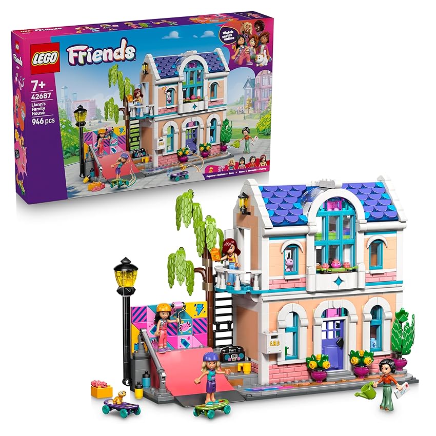 LEGO Friends Casa della Famiglia di Liann - Giocattolo in Miniatura da Costruire con Giardino LEGO Friends Casa della Famiglia di Liann - Giocattolo in Miniatura da Costruire con Giardino