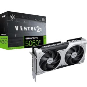 MSI GeForce RTX 5060 Ti 8G VENTUS 2X OC PLUS Scheda Video - Memoria 8GB (GDDR7)