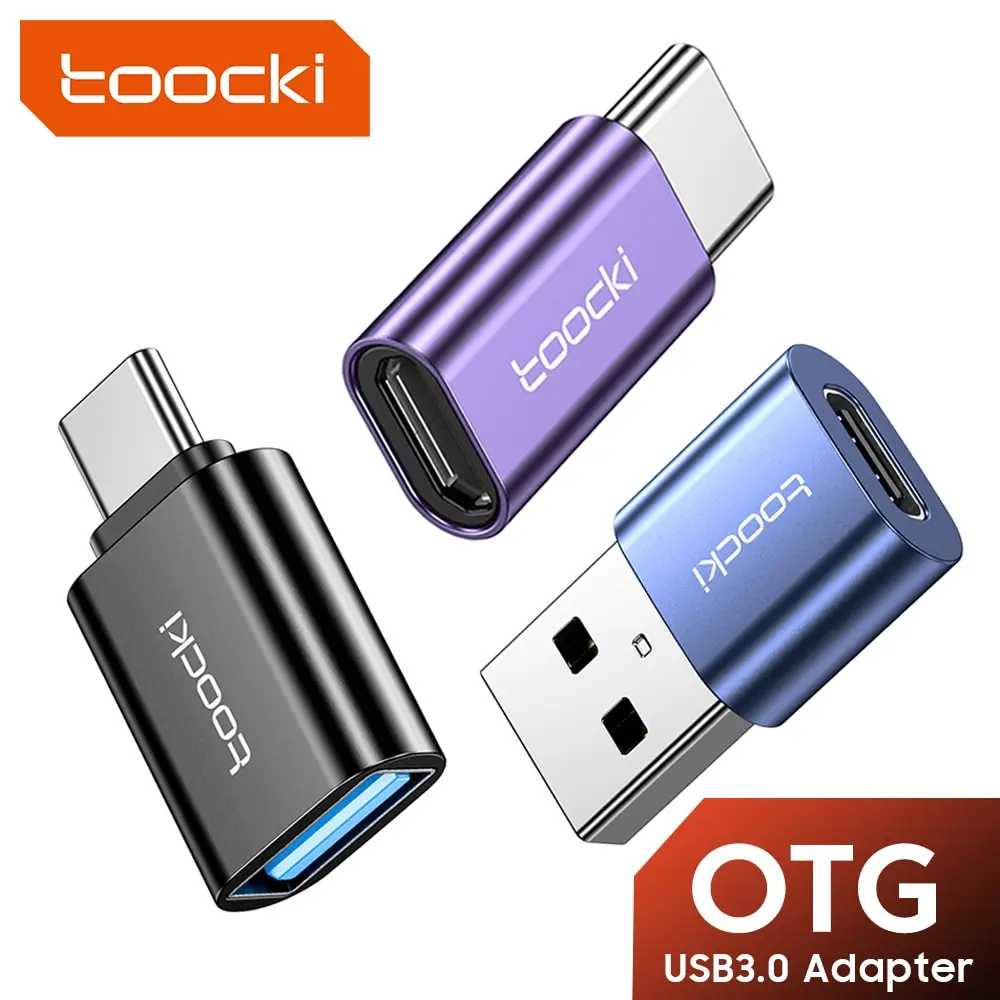 Toocki OTG adattatore da USB 3.0 a tipo C convertitore da Micro a tipo C maschio a