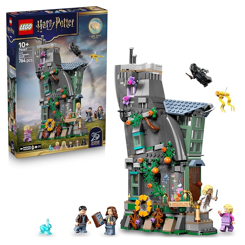 LEGO Harry Potter La Casa di Luna Lovegood Giocattolo - Modellino in Miniatura con LEGO Harry Potter La Casa di Luna Lovegood Giocattolo - Modellino in Miniatura con