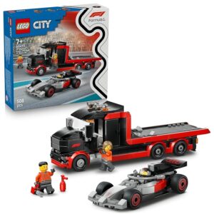 LEGO City Display Truck F1 con Auto da Corsa Audi F1 Giocattolo
