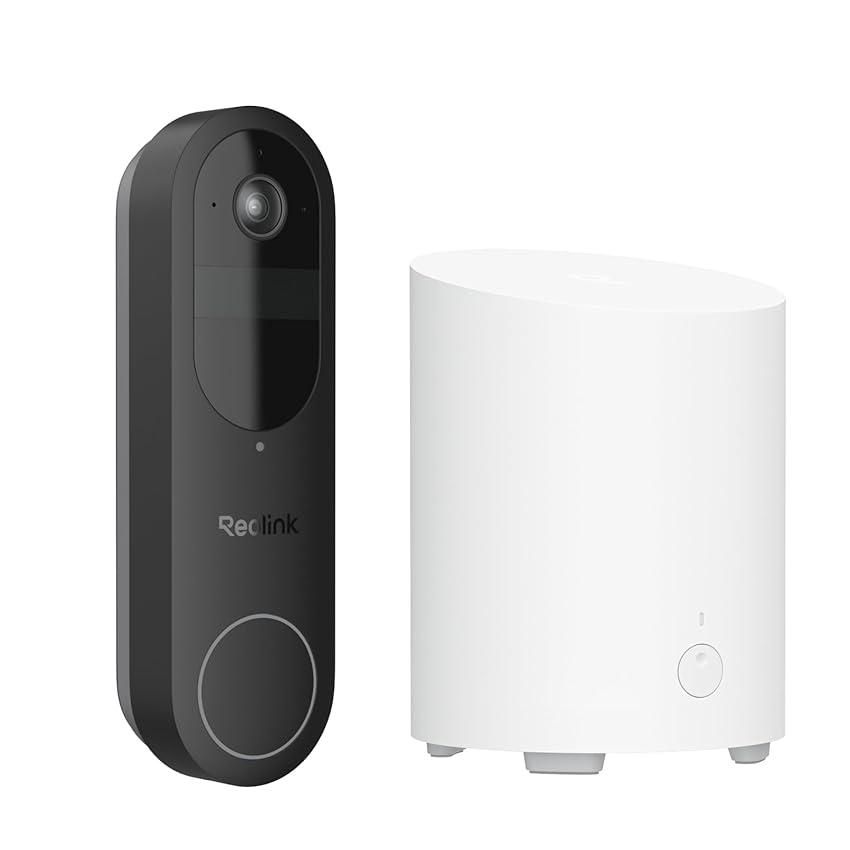 Reolink Bundle Sicurezza con Doorbell Camera 2K a Batteria/Wired con Vista 150°×150° Reolink Bundle Sicurezza con Doorbell Camera 2K a Batteria/Wired con Vista 150°×150°