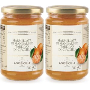 Agrisicilia Marmellata di Mandarino Tardivo di Ciaculli (Confezione da 2)