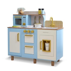 Teamson Kids Little Chef Hampton - Set da cucina in legno con erogatore di ghiaccio