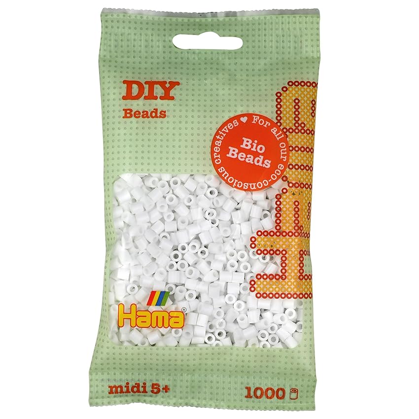 Hama Midi Bio Beads Bag – 1000 perline fusibile (5 mm) Hama Midi Bio Beads Bag – 1000 perline fusibile (5 mm)