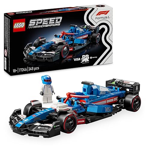 LEGO Speed Champions Auto da Corsa F1 Visa Cash App RB VCARB 01 Modello di Macchina LEGO Speed Champions Auto da Corsa F1 Visa Cash App RB VCARB 01 Modello di Macchina