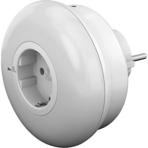 goobay 64566 Luce notturna LED per presa di corrente/luce snooze per bambini/luce
