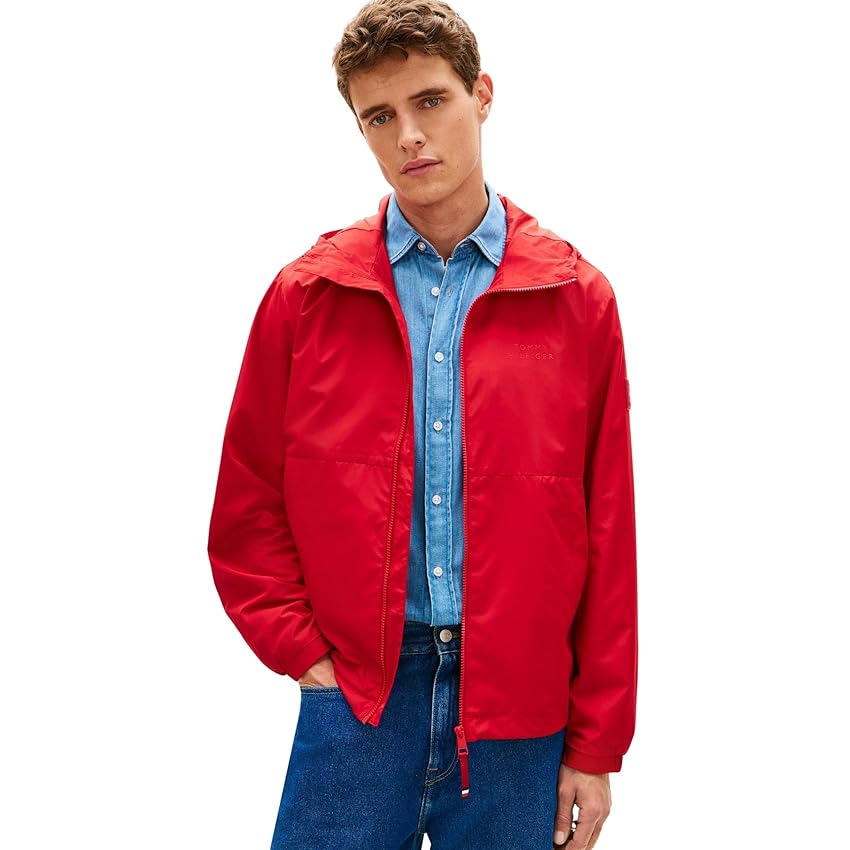 Tommy Hilfiger Branded Hooded Jacket Mw0mw38905 Tommy Hilfiger Branded Hooded Jacket Mw0mw38905