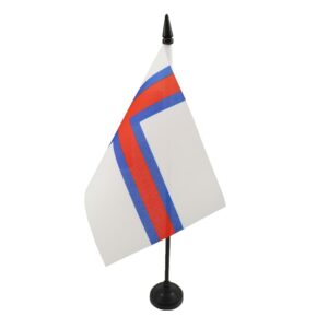 AZ FLAG Bandiera Da Tavolo Faroesi 15X10Cm - Piccola Bandierina Danese 10 X 15 Cm