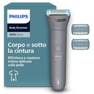 Philips Bodygroom series 3000 - Rifinitore per uomo tripla protezione