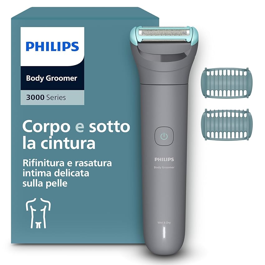 Philips Bodygroom series 3000 - Rifinitore per uomo tripla protezione Philips Bodygroom series 3000 - Rifinitore per uomo tripla protezione