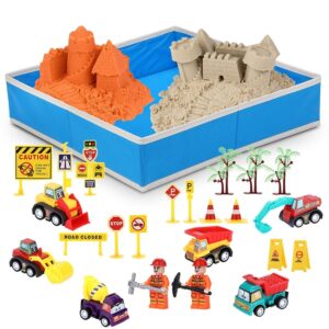 NK Gioco Sabbia Magica per Bambini 2 3 4 5 6 Anni - Set di Costruzione per Bambini