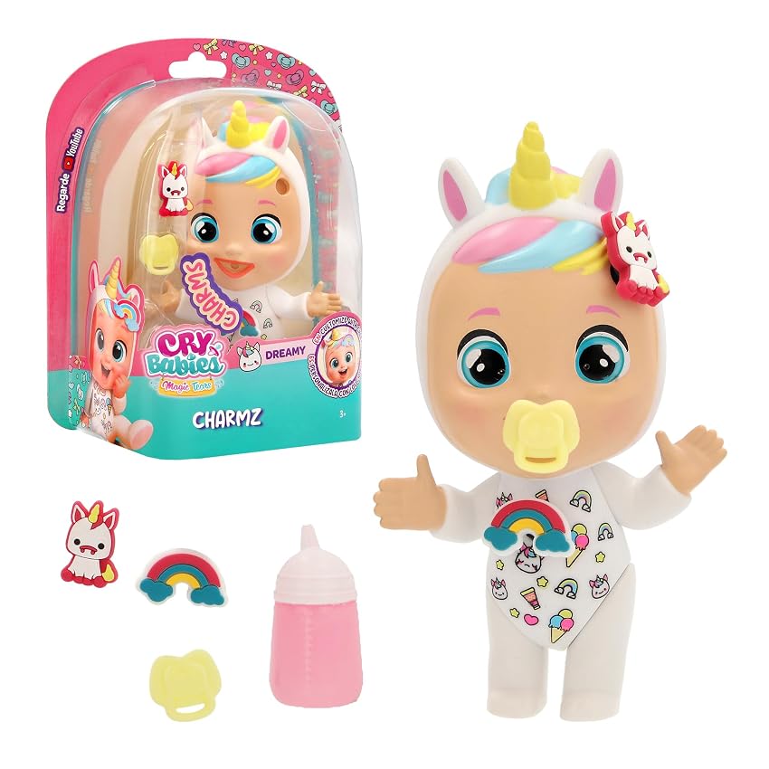 CRY BABIES MAGIC TEARS CHARMZ Mini bambole collezionabili a sorpresa 8 bambole bebè CRY BABIES MAGIC TEARS CHARMZ Mini bambole collezionabili a sorpresa 8 bambole bebè