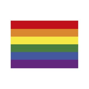dekora - Foglio Commestibile Bandiera LGBT - Carta di Zucchero A5 (14