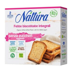 NATTURA Fette Biscottate Integrali Senza Zuccheri