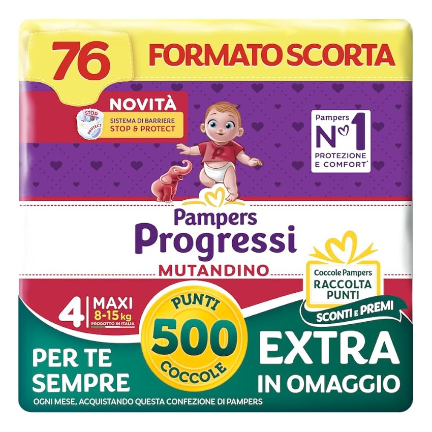 Pampers Progressi Mutandino Maxi