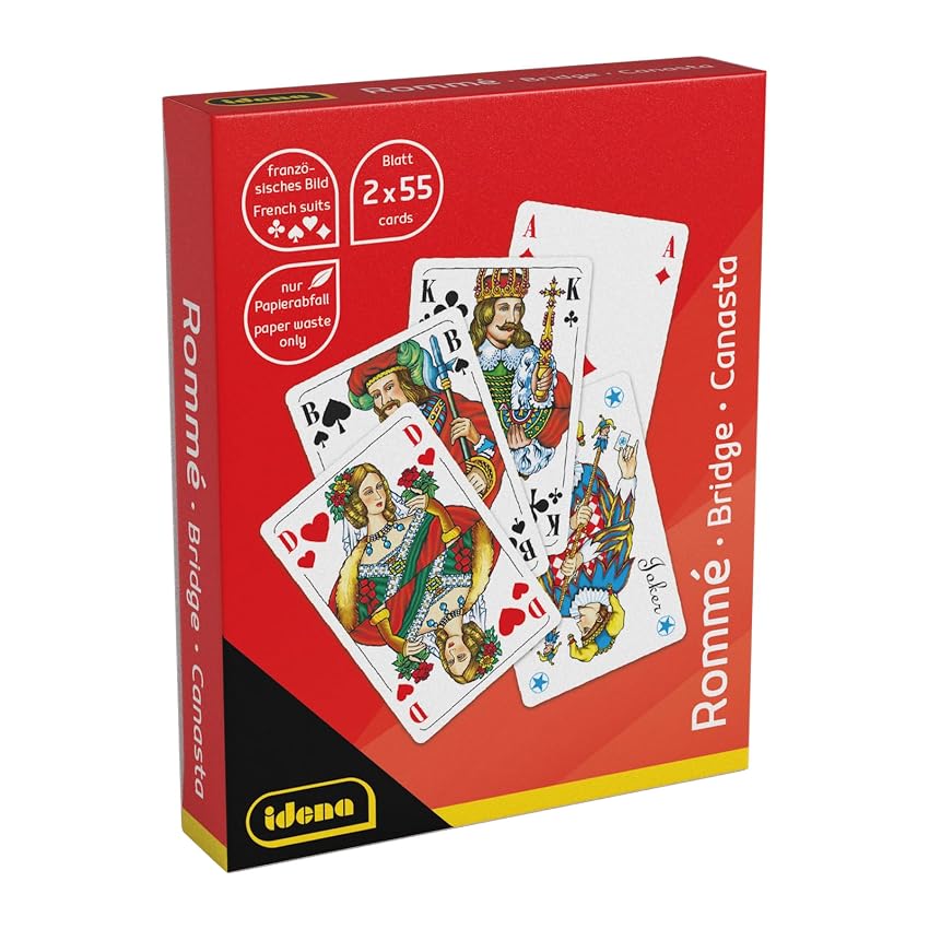 Idena 40384 - Carte da Gioco per ramino Idena 40384 - Carte da Gioco per ramino