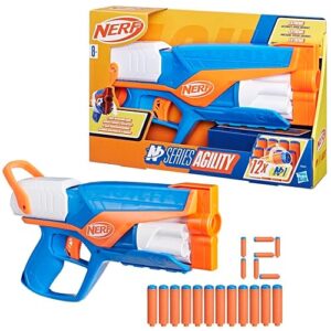 Hasbro Nerf N Series Blaster Agility con Tamburo Rotante da 6 Dardi