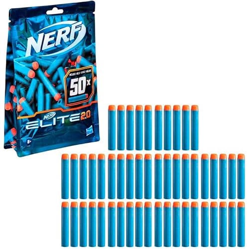 Confezione ricarica 50 dardi Nerf Elite 2.0 - Include 50 dardi Nerf Elite 2.0 ufficiali