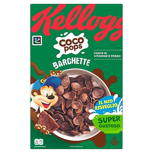 Kellogg's Coco Pops | Barchette al Cioccolato | con Frumento Tostato e Cioccolato