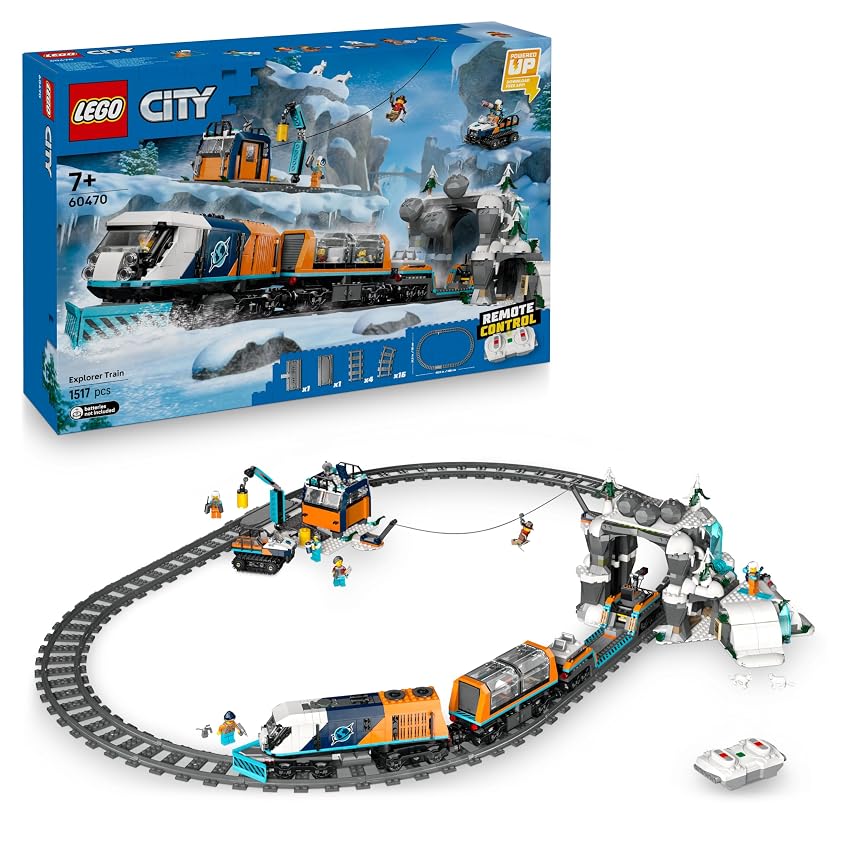 LEGO City Explorers’ Arctic Polar Express Train Set - incl. a Remote