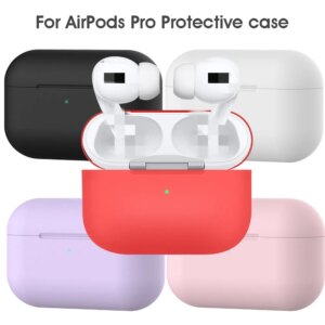 Per AirPods Pro custodia protettiva in Silicone nuovo colore solido Apple Airpods