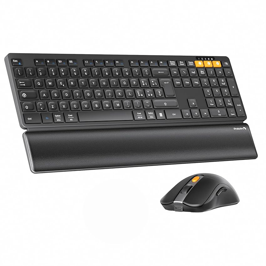 ProtoArc Tastiera e Mouse Wireless Bluetooth ProtoArc Tastiera e Mouse Wireless Bluetooth