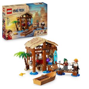 LEGO ONE PIECE La Capanna del Villaggio Foosha Giocattolo con Barca