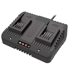WORX WA3772 caricatore 20V doppio da 2Ah - 50W
