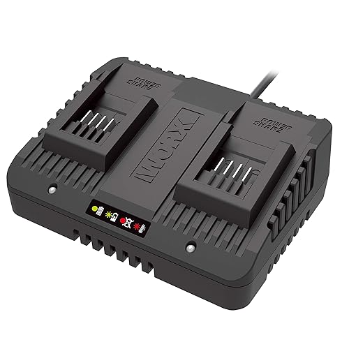 WORX WA3772 caricatore 20V doppio da 2Ah - 50W