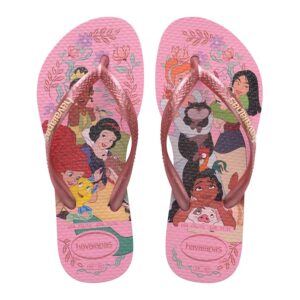 Havaianas Kids Slim Princess Bambine e ragazze FlipFlop Pink/Pink 33 EU