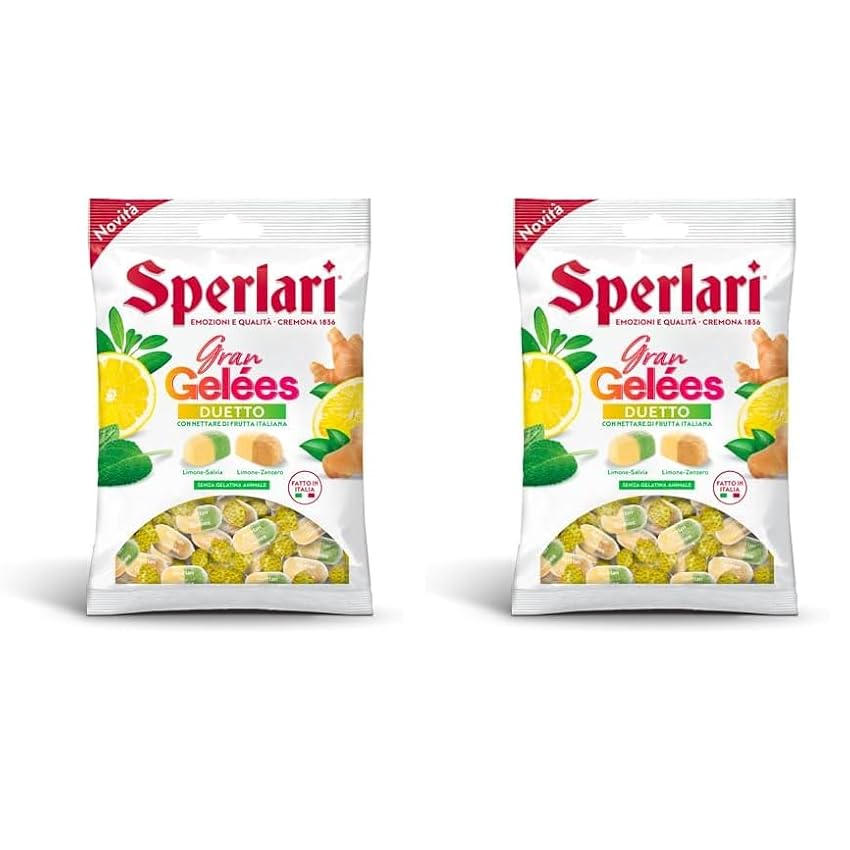 SPERLARI - CARAMELLE GRAN GELEES DUETTO FRUTTA e SPEZIE SPERLARI - CARAMELLE GRAN GELEES DUETTO FRUTTA e SPEZIE