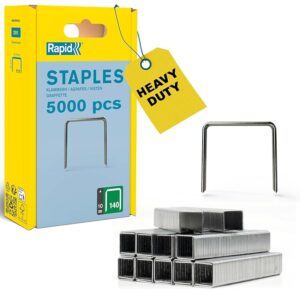 Rapid Confezione da 5000 Graffe N.140/10 per Plastica Sottile