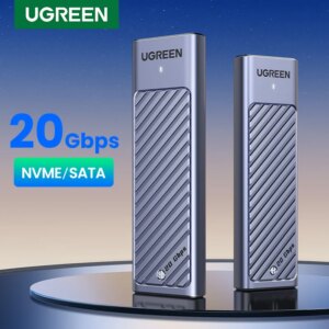 UGREEN M.2 NVMe SATA SSD Enclosure Adapter 10Gbps USB 3.2 Gen2 USB C custodia esterna