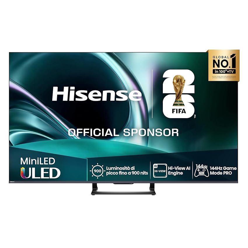 Hisense TV 50" Mini-LED 144Hz 4K 2025 50U72Q Hisense TV 50" Mini-LED 144Hz 4K 2025 50U72Q