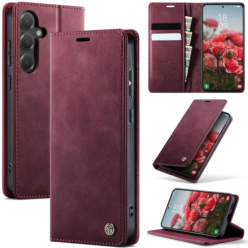 owlhold Custodia per Samsung Galaxy S25 FE Custodia a portafoglio in pelle PU di alta qualità owlhold Custodia per Samsung Galaxy S25 FE Custodia a portafoglio in pelle PU di alta qualità