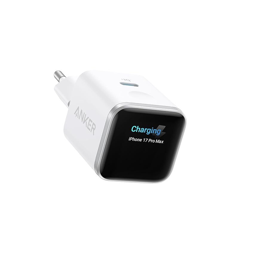 Anker Nano Caricatore iPhone da 45W con Smart Display Anker Nano Caricatore iPhone da 45W con Smart Display