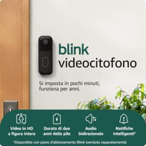 Videocitofono supplementare Blink - Video HD a figura intera