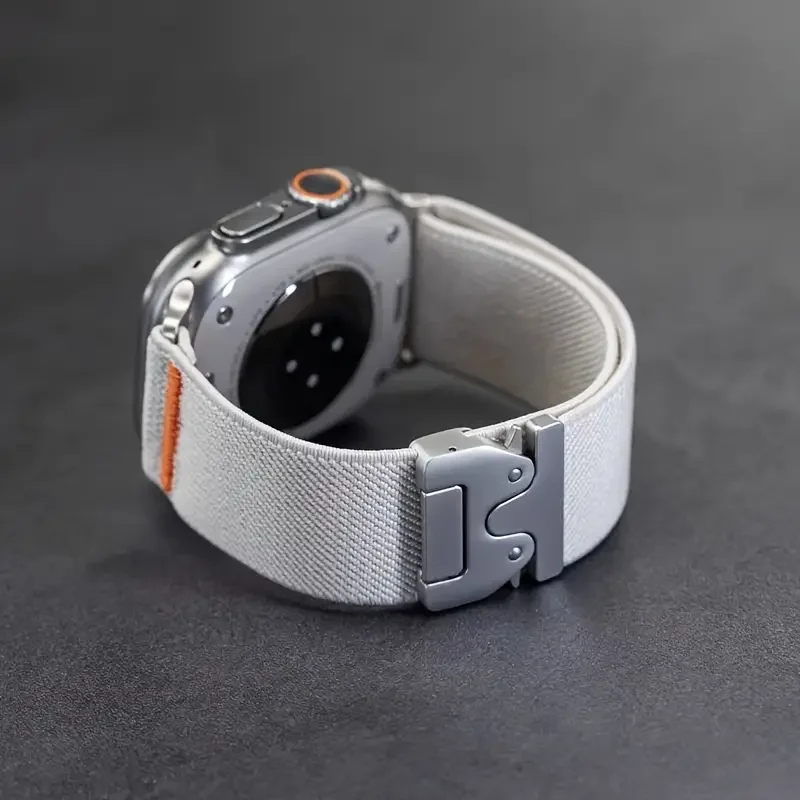 Cinturino in nylon elastico per cinturino Apple Watch Ultra 2 49mm 46