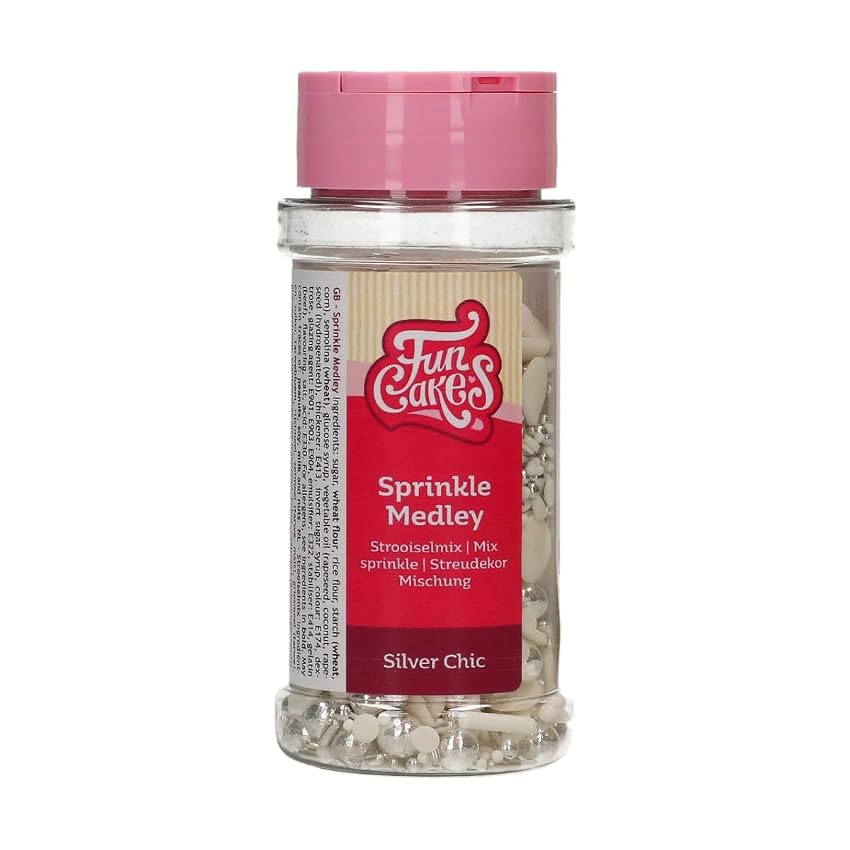 FunCakes Sprinkle Medley Silver Chique