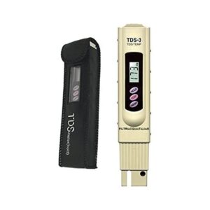Tester TDS Misuratore Digitale Residuo Fisso Acqua e Temperatura con Custodia