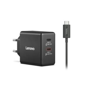 Lenovo Dual USB-C 65W GaN Charger - EU