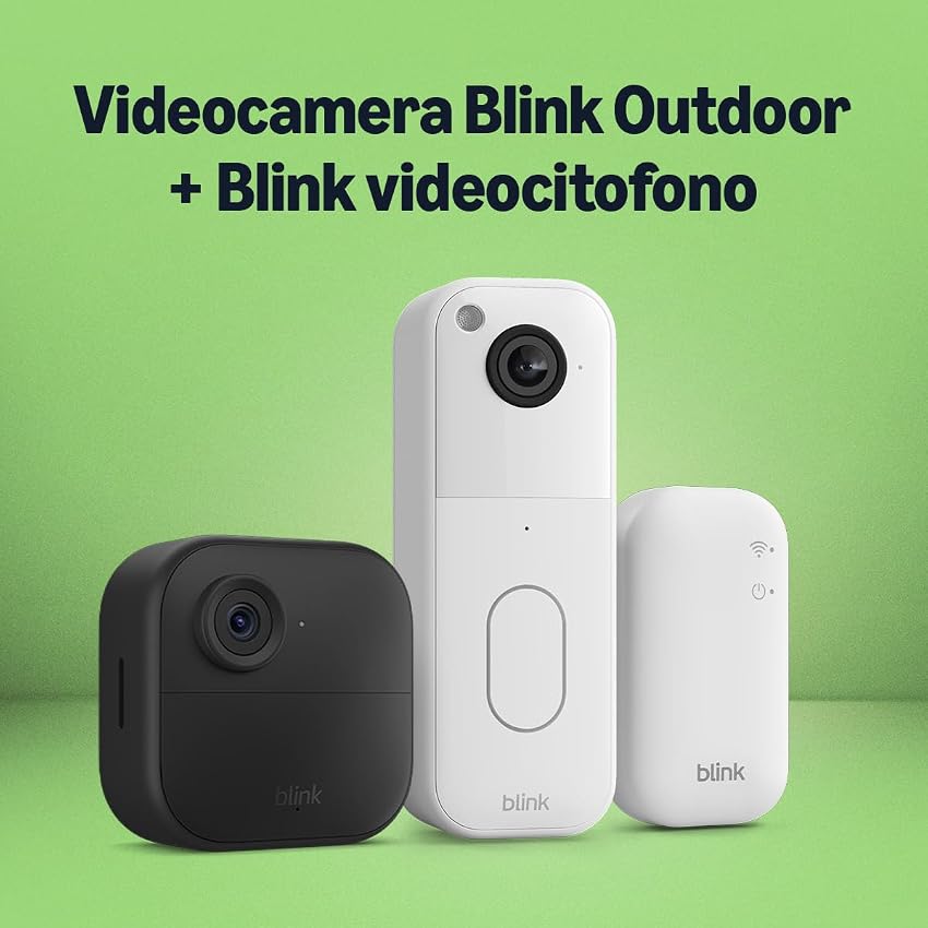 Videocamera Blink Outdoor 4 con Videocitofono Blink