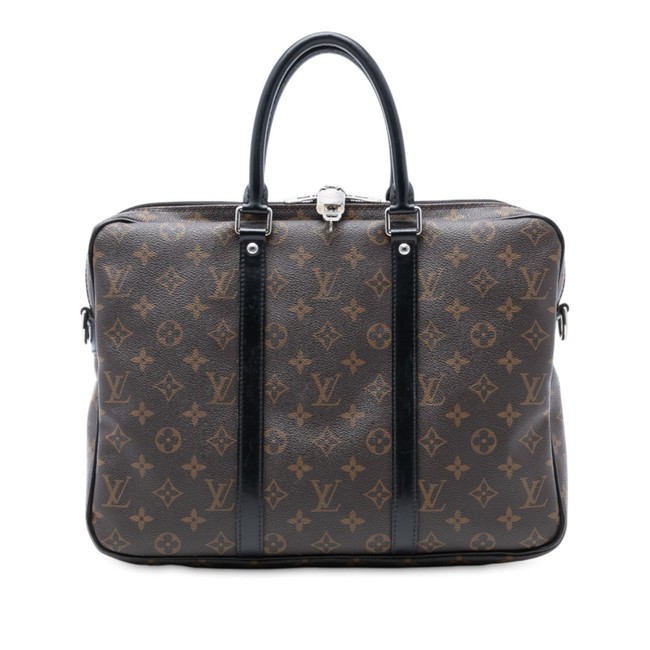 Louis Vuitton Monogramma Macassar Porte Documenti Viaggio