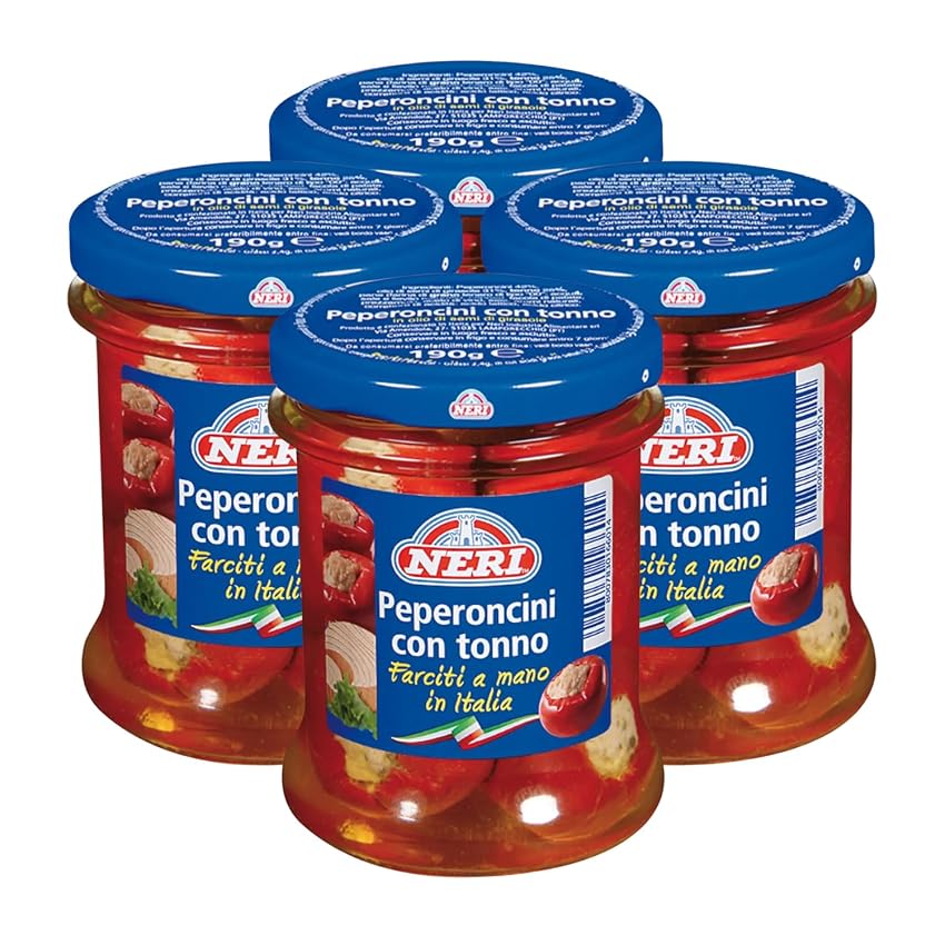 NERI Sottoli - Peperoncini Ripieni con Tonno NERI Sottoli - Peperoncini Ripieni con Tonno