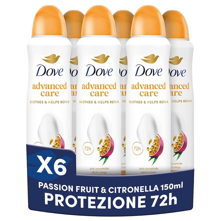 Dove Deodorante Spray Advanced Care Go Fresh Passion Fruit Dove Deodorante Spray Advanced Care Go Fresh Passion Fruit