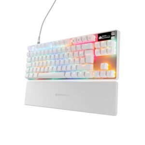 SteelSeries Apex Pro TKL Gen 3 White con Switch OmniPoint 3.0